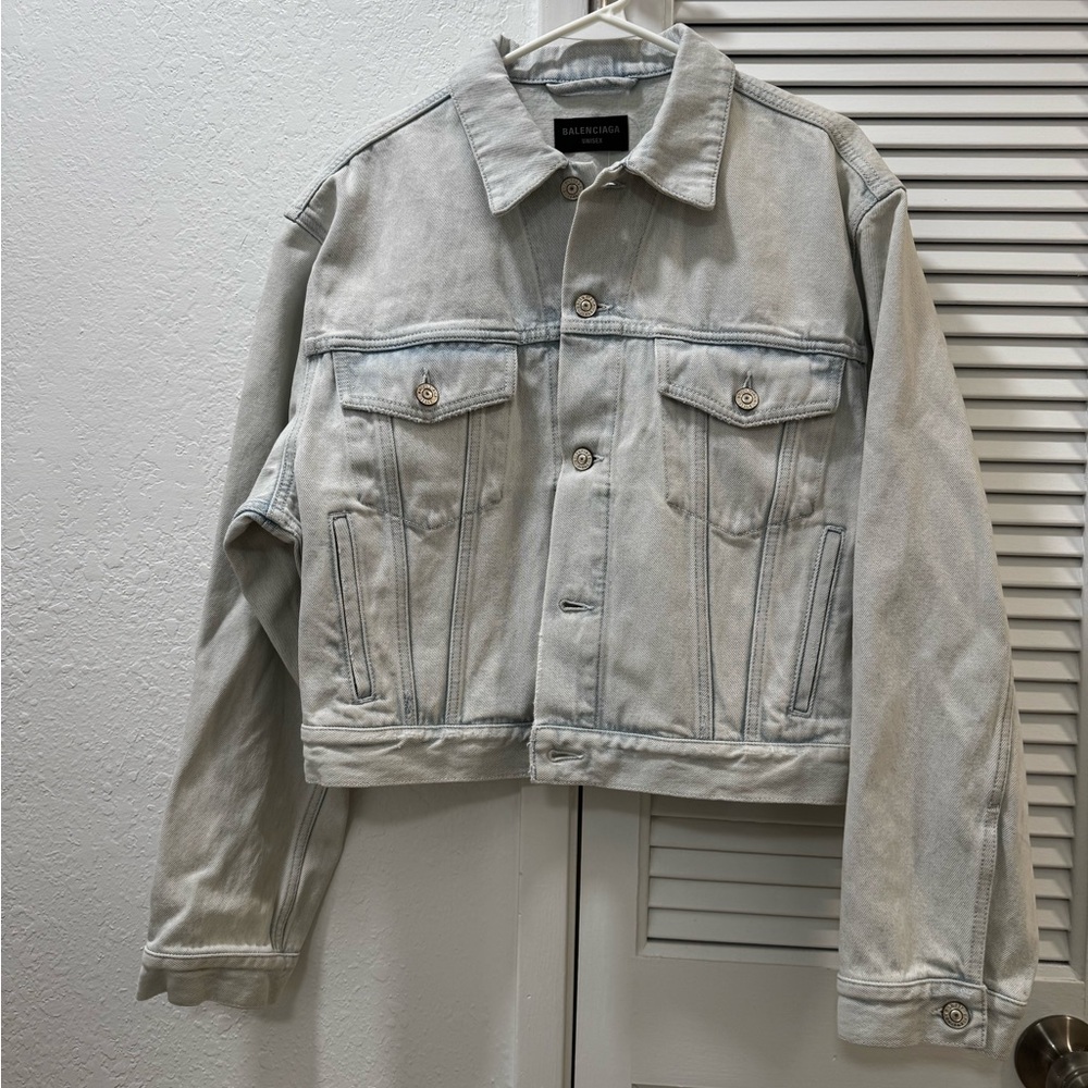 Balenciaga Light Blue Denim Jacket
